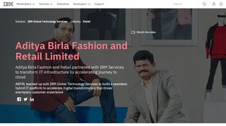 
                            9. Aditya Birla Fashion and Retail Limited | IBM