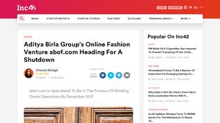 
                            7. Aditya Birla Group’s Online Fashion Venture …