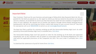 
                            11. Aditya Birla Payments Bank - Banking, UPI, Payments & more