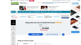 
                            8. Aditya Birla Sun Life Tax Relief 96 - Growth …