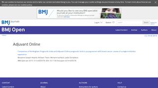 
                            6. Adjuvant Online | BMJ Open