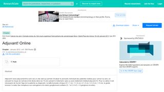 
                            9. Adjuvant! Online | T. Petit - ResearchGate