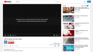 
                            7. Adknowledge Overview Video - YouTube
