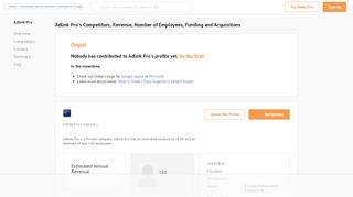 
                            5. Adlink Pro Competitors, Revenue and Employees - Owler ...