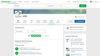 
                            7. ADM Employee Benefits and Perks | Glassdoor