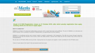 
                            10. AdMaths - Home of advanced maths