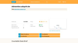 
                            5. Admention.adspirit.de: AdServer - Login - easycounter.com