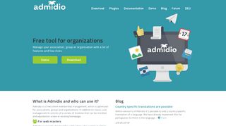 
                            2. Admidio – Free online membership management software