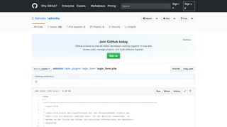 
                            4. admidio/login_form.php at master · Admidio/admidio · GitHub