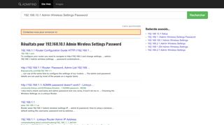 
                            11. ADMIFIND - 192.168.10.1 Admin Wireless Settings Password
