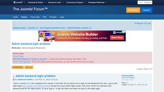 
                            1. Admin backend login problem - Joomla! Forum - community ...