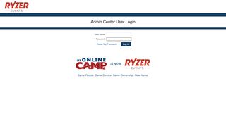 
                            5. Admin Center User Login - Ryzer Events Management System - My ...