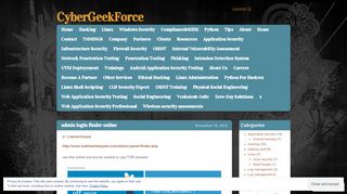 
                            7. admin login finder online | CyberGeekForce