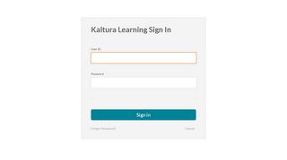 
                            4. Admin Login - Kaltura Learning