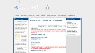 
                            7. Admin Panels: KOLOTIBABLO WORK AND SOFTWARE