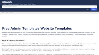 
                            3. Admin Templates - w3layouts.com