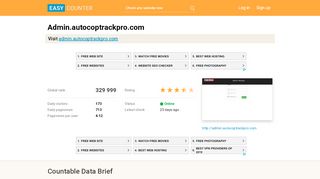 
                            8. Admin.autocoptrackpro.com: Admin Panel Login