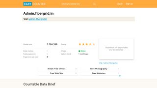 
                            9. Admin.fibergrid.in: Login - Easy Counter