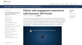 
                            1. Administer and manage portal capabilities for Dynamics 365 for ...