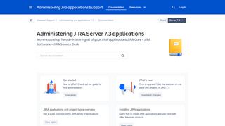 
                            6. Administering JIRA Server 7.3 applications - Atlassian ...