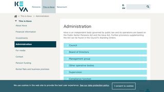 
                            8. Administration - Keva