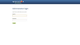 
                            5. Administration login - Questia Online Library