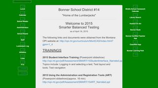 
                            8. administration of test - Bonner School District #14