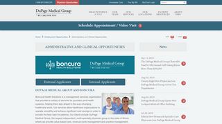 
                            3. Administrative and Clinical Opportunities | DuPage Medical