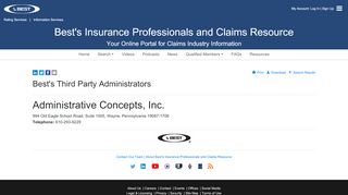 
                            4. Administrative Concepts, Inc. | Third Party Administrators ...