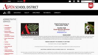 
                            5. Administrative Services / Food Services - Aspen School District