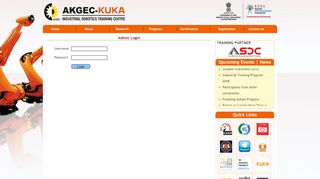 
                            5. Administrator Login - AKGEC-KUKA