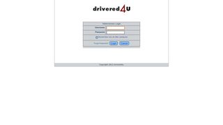 
                            8. Administrator Login - drivered4u