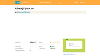 
                            5. Admin.jiffybox.de: JiffyBox | Login