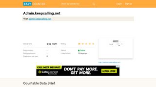 
                            6. Admin.keepcalling.net: Login - KeepCalling Admin