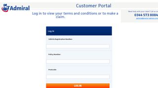 
                            11. Admiral Customer Portal - Login