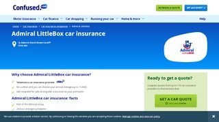 
                            8. Admiral Littlebox car insurance - Confused.com