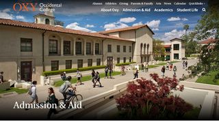 
                            4. Admission & Aid | Occidental College