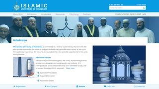 
                            9. Admission - Islamic University of Minnesota