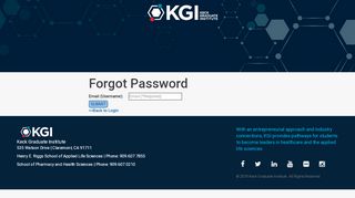 
                            6. Admission Portal - KGI - Login