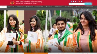 
                            5. Admission Starts at Shri Mata Vaishno Devi University ...