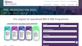 
                            9. Admissions 2019 - RICS SBE