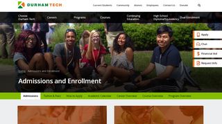
                            7. Admissions and Enrollment | Durham Technical Community College