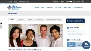 
                            6. Admissions & Applications | Alliant International University