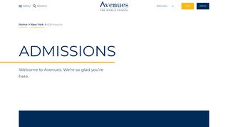 
                            9. Admissions | Avenues New York | Avenues - Private School