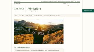 
                            5. Admissions - Cal Poly, San Luis Obispo