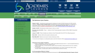 
                            4. Admissions / Fall Admission Cycle - Loudoun County Public Schools