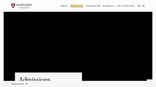 
                            10. Admissions | Harvard - Harvard College - Harvard University