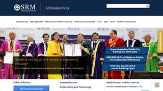 
                            2. Admissions India | - SRM University