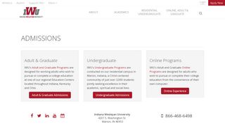 
                            9. Admissions | Indiana Wesleyan University