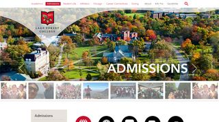 
                            1. Admissions | Lake Forest College